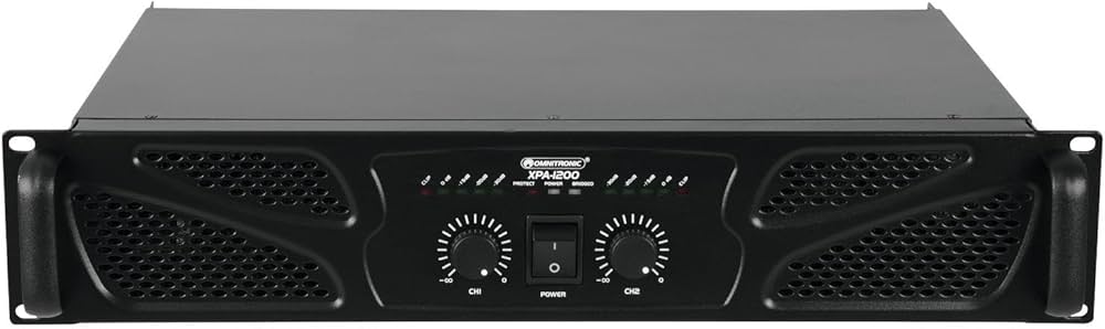 PA pojačalo 2x600W Omnitronic XPA-1200 - Audio Team d.o.o.