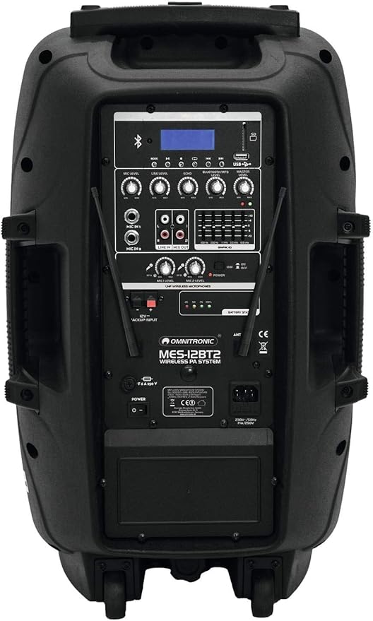 Prijenosni razglas MES-12BT2 Omnitronic - Slika 2