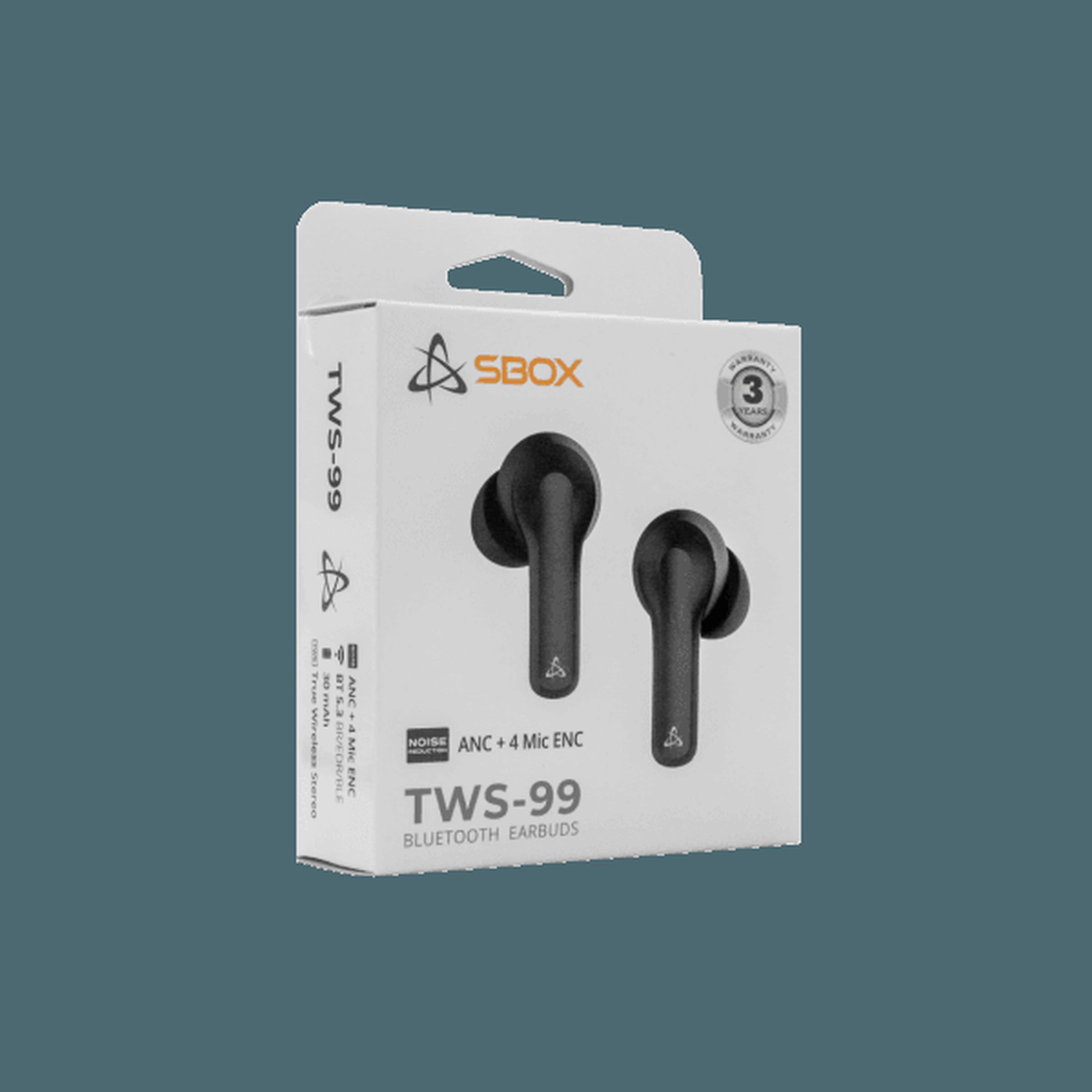 EB-TWS99 SBOX Earbuds slušalice+mikrofon Bluetooth, crne - Slika 5