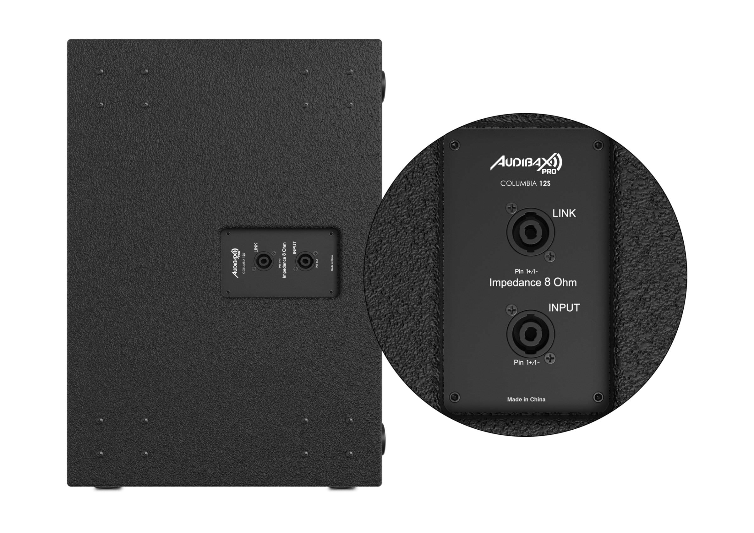 Zvučnik subwoofer u kutiji 12'' pasivni Audibax Columbia 12S - Slika 3