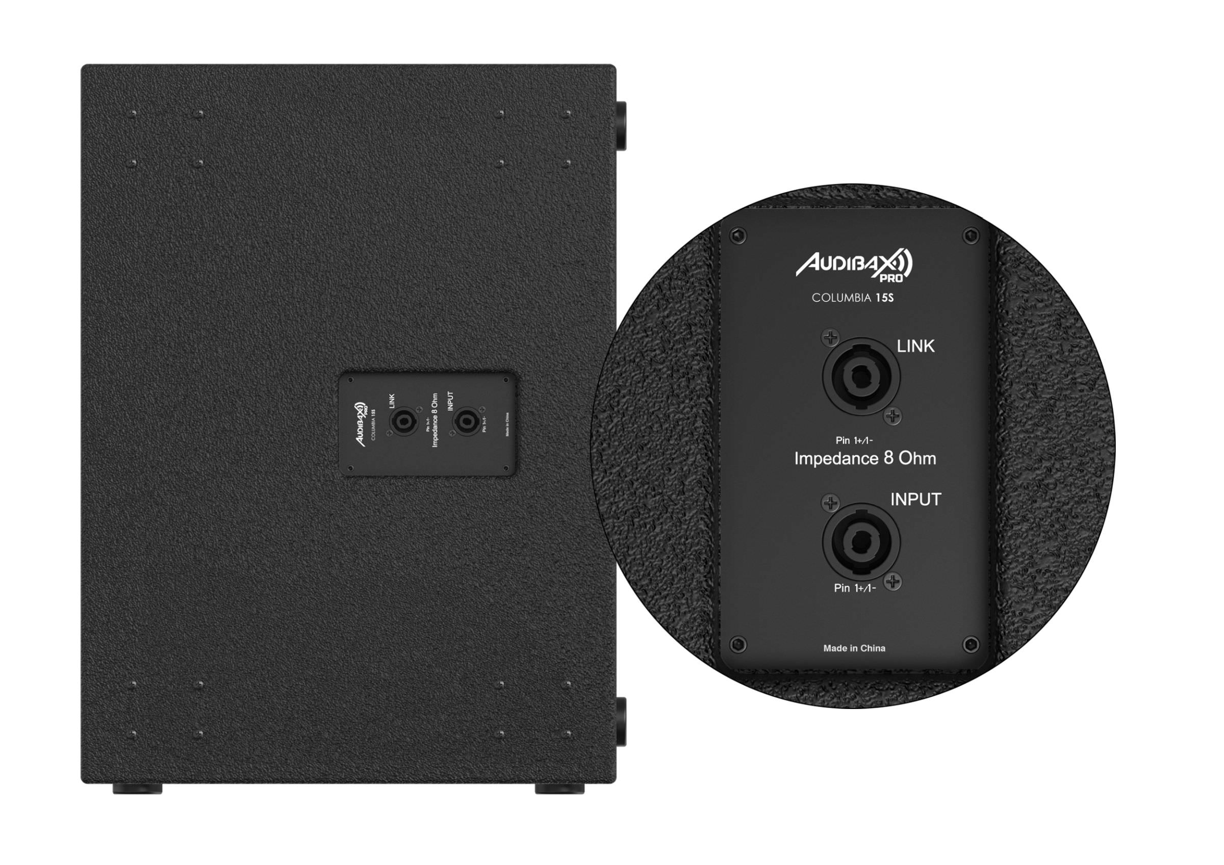 Zvučnik subwoofer u kutiji 15'' pasivni Audibax Columbia 15S - Slika 3