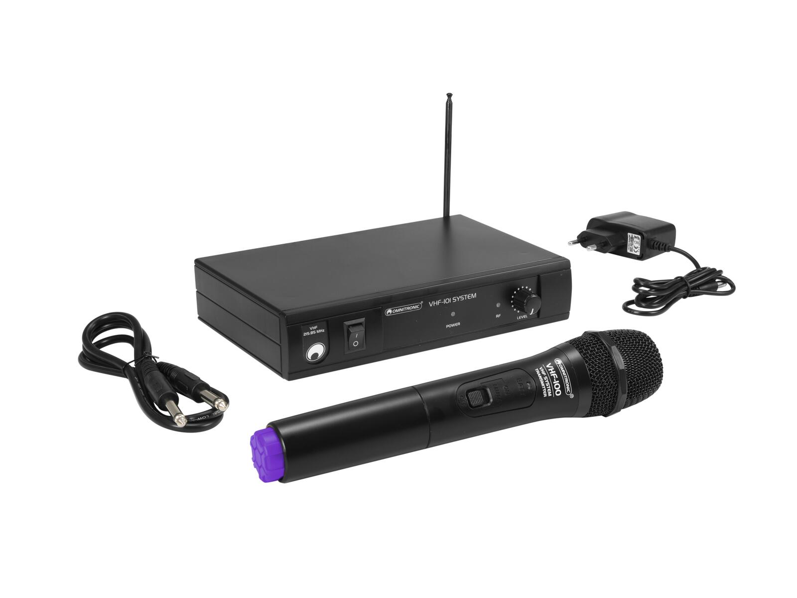 Bežični mikrofonski sustav VHF-101, Omnitronic