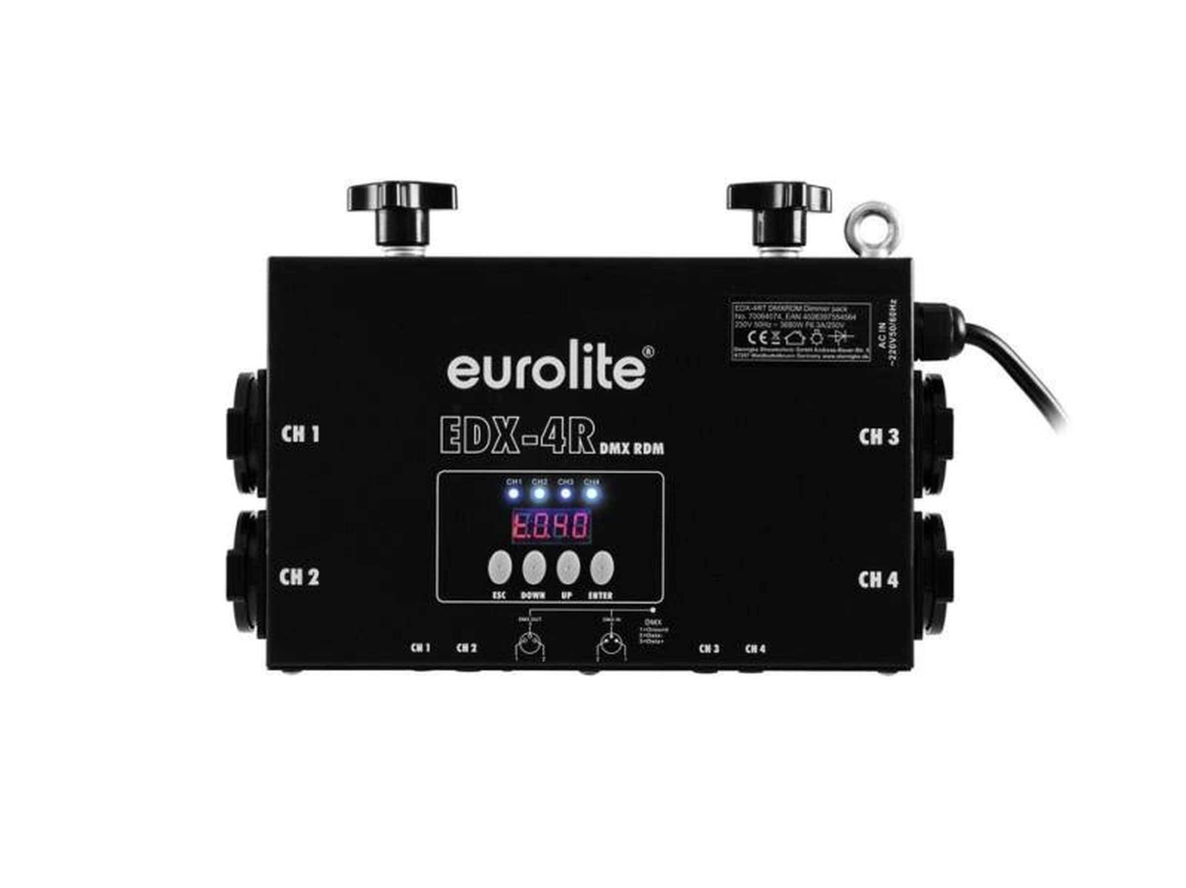 EUROLITE EDX-4RT DMX RDM Truss Dimmer Pack - Audio Team d.o.o.