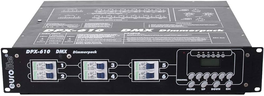 DPX-610 DMX dimmer pack Eurolite