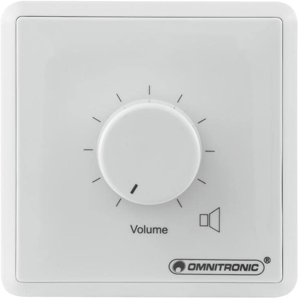 Atenuator Omnitronic 20W/100V mono
