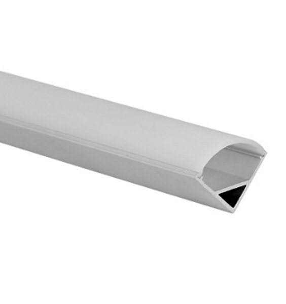 LED alu profil nadgradni kutni 16x16 mm