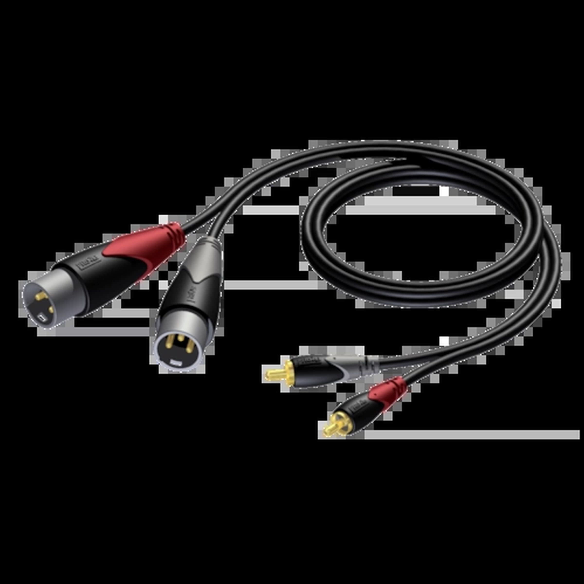 Interkonekcijski kabel 2x XLR M / 2x RCA M 1.5m ProCab - Audio Team d.o.o.