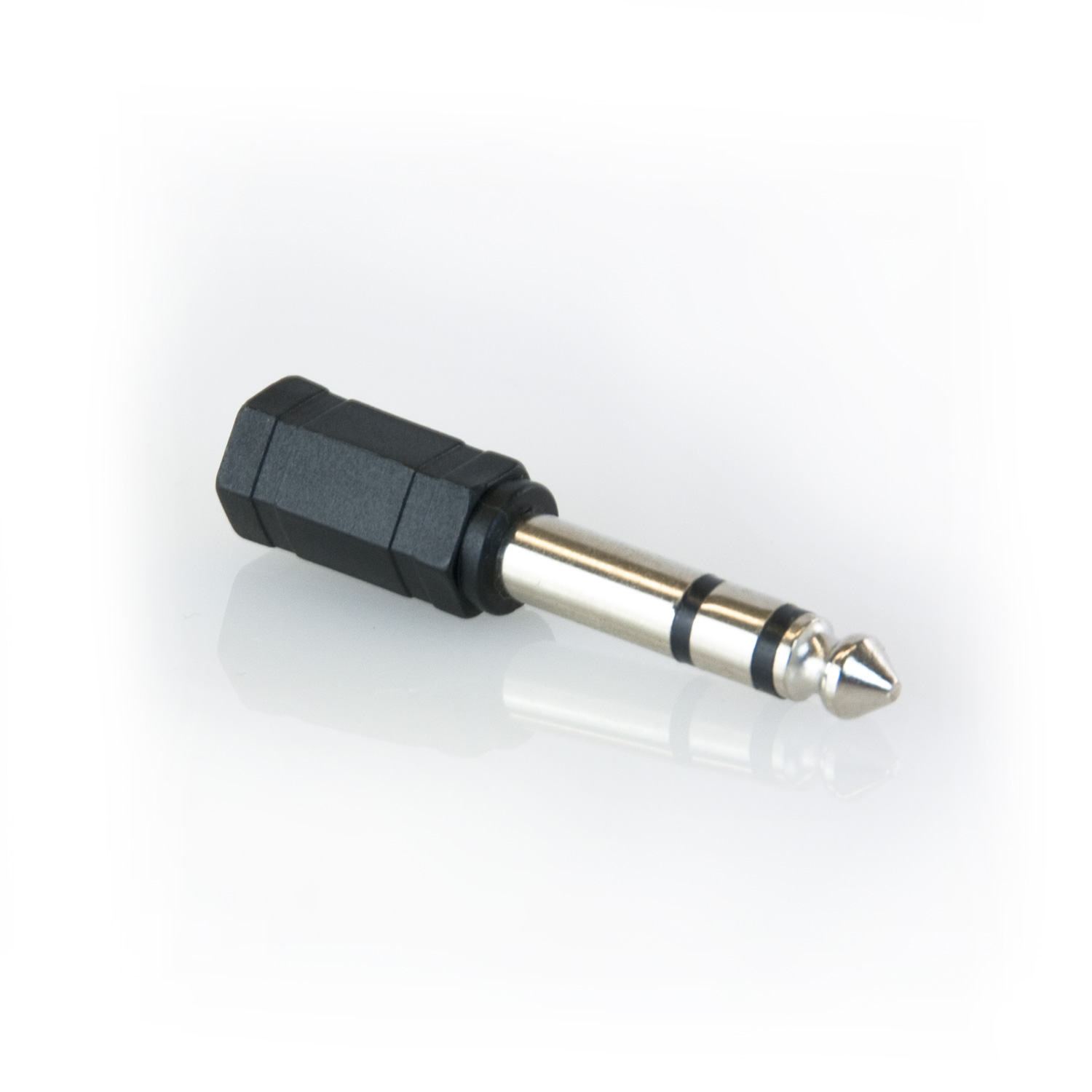 Adapter banana 6.3 mm / 3.5 mm stereo