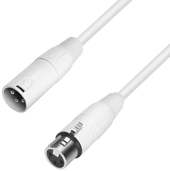 Kabel mikrofonski XLR-XLR 5 m (bijeli)