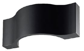 LED zidna lampa nadgradna 6W 3200 K (crna)