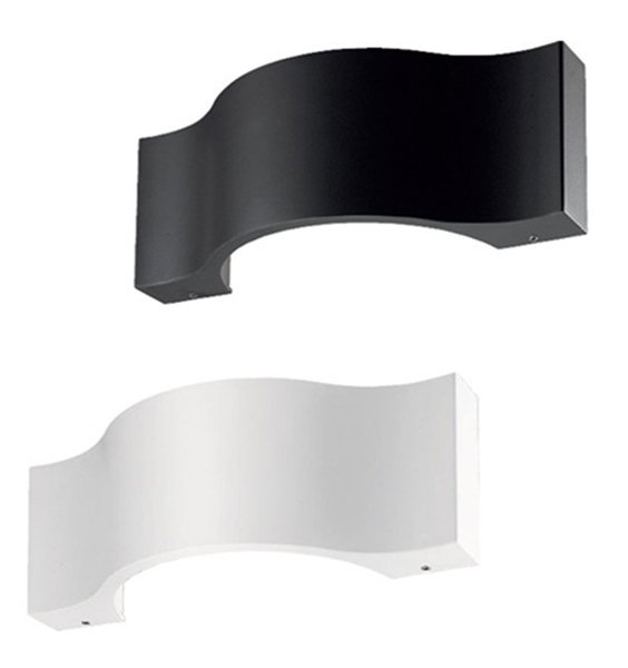LED zidna lampa nadgradna 6W 5500 K (crna)