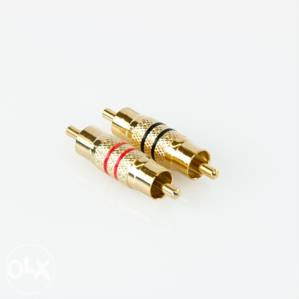 Adapter 2x RCA m Master Audio,crveni