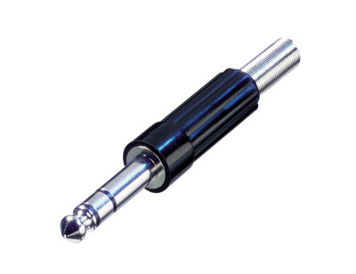 Konektor banana 6.3 mm stereo Audac