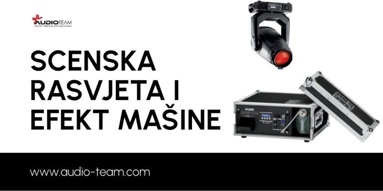 SCENSKA RASVJETA I EFEKT MAŠINE