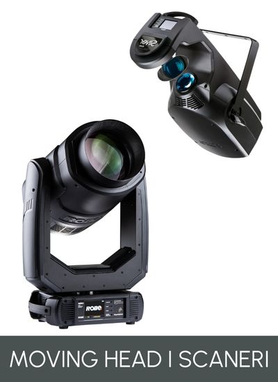 MOVING HEAD I SCANERI