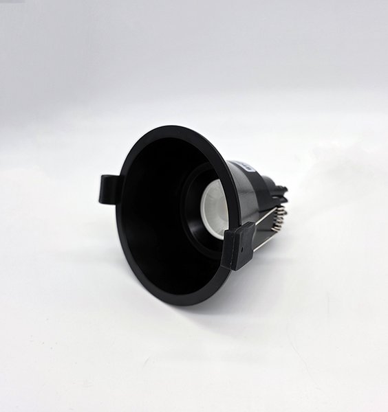 LED downlight 8W 3000K IP40 dimabilan (crna)