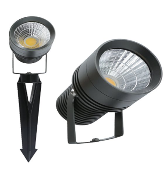 LED vrtna lampa 8W 3000K nadgradna